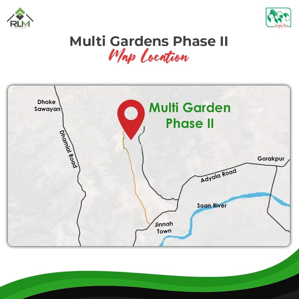 Multi Gardens Phase 2 map location