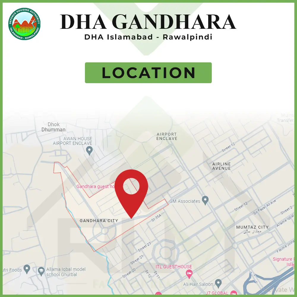 DHA Gandhara location