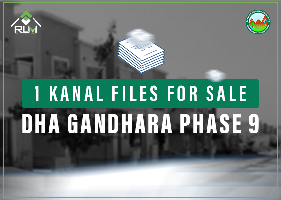 1 kanal files for sale in DHA Gandhara Phase 9